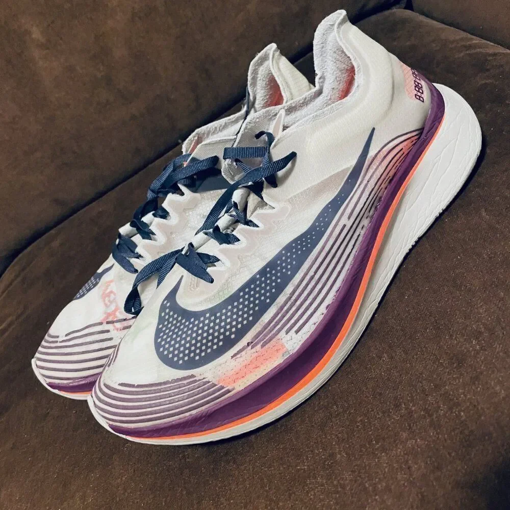 Nike NikeLab Zoom Fly SP Running ‘ Neutral Indigo' AA3172-500 Size 11.5 45.5